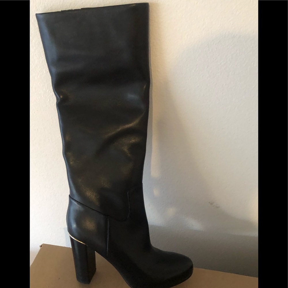 New Michael Kors Black Knee High Boots
